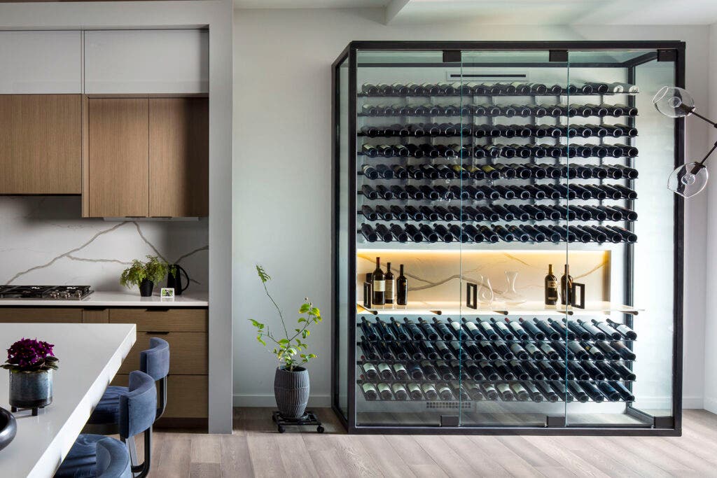 Custom wine cellar