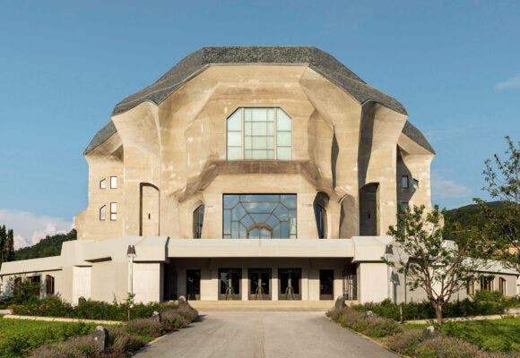 Goetheanum building in Dornach, Switzerland