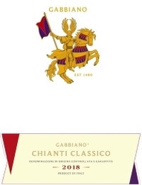 Castello di Gabbiano 2018 Cavaliere d'Oro Red (Chianti Classico)