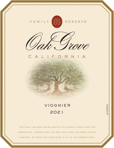 Oak Grove 2021 Family Reserve Viognier (California)