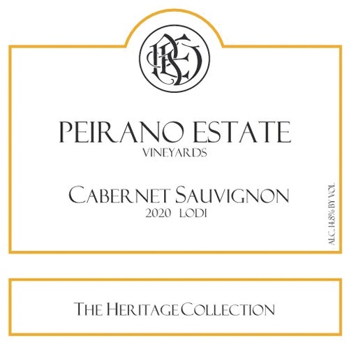 Peirano 2020 The Heritage Collection Cabernet Sauvignon (Lodi)