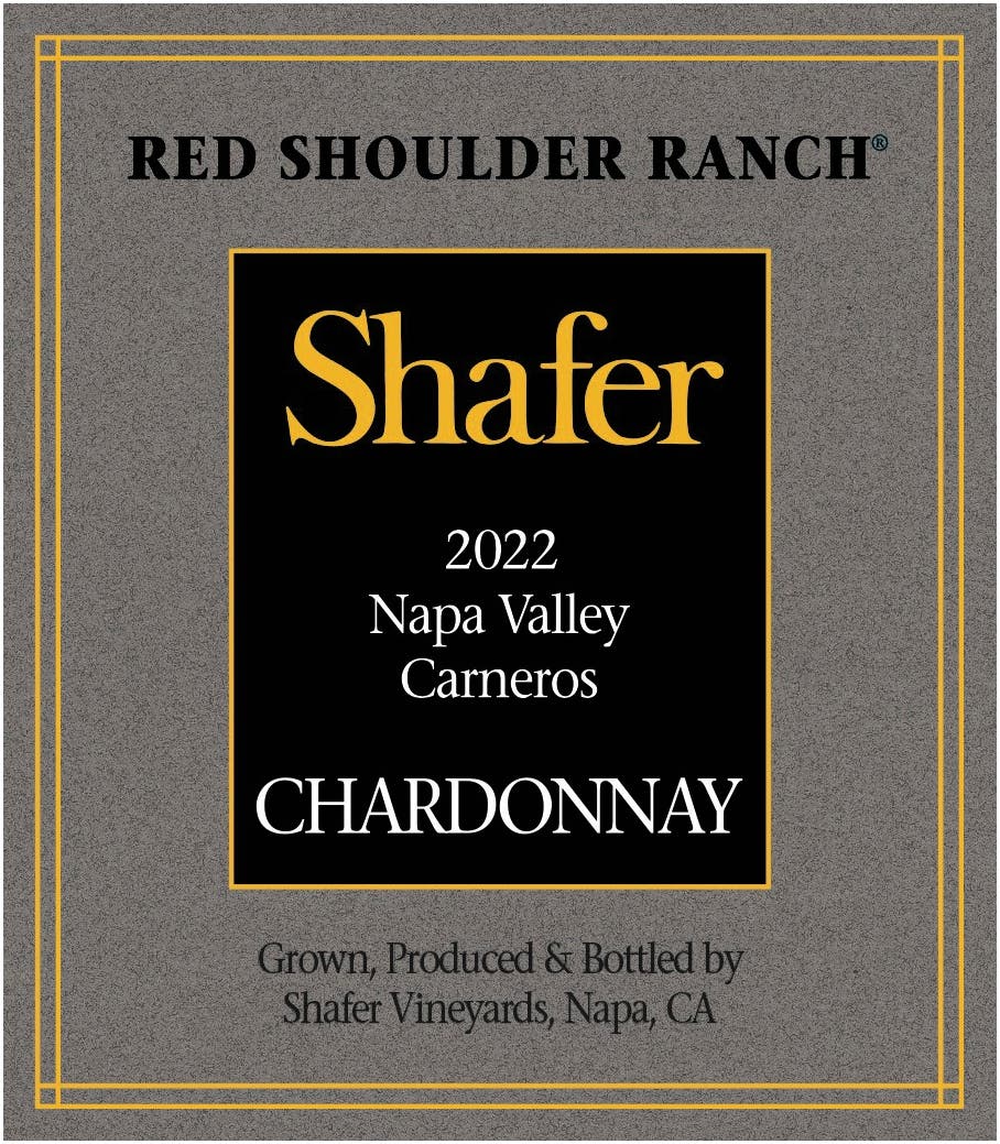 Shafer 2022 Red Shoulder Ranch Chardonnay (Carneros-Napa Valley)