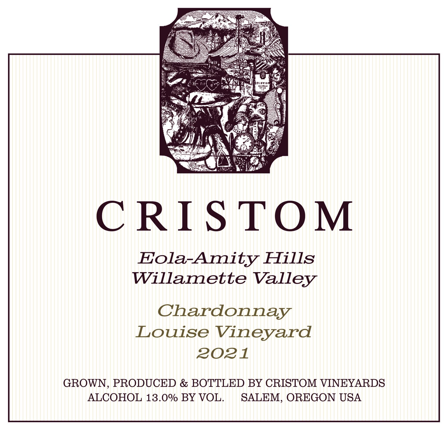 Cristom 2021 Louise Vineyard Chardonnay (Eola-Amity Hills)