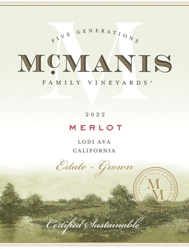 McManis 2022 Merlot (Lodi)