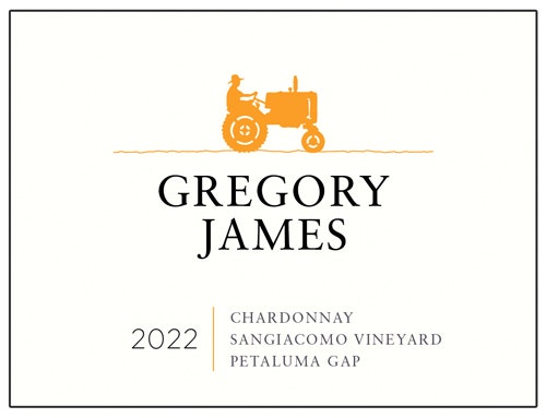 Gregory James Wines 2022 Sangiacomo Vineyard Chardonnay (Petaluma Gap)