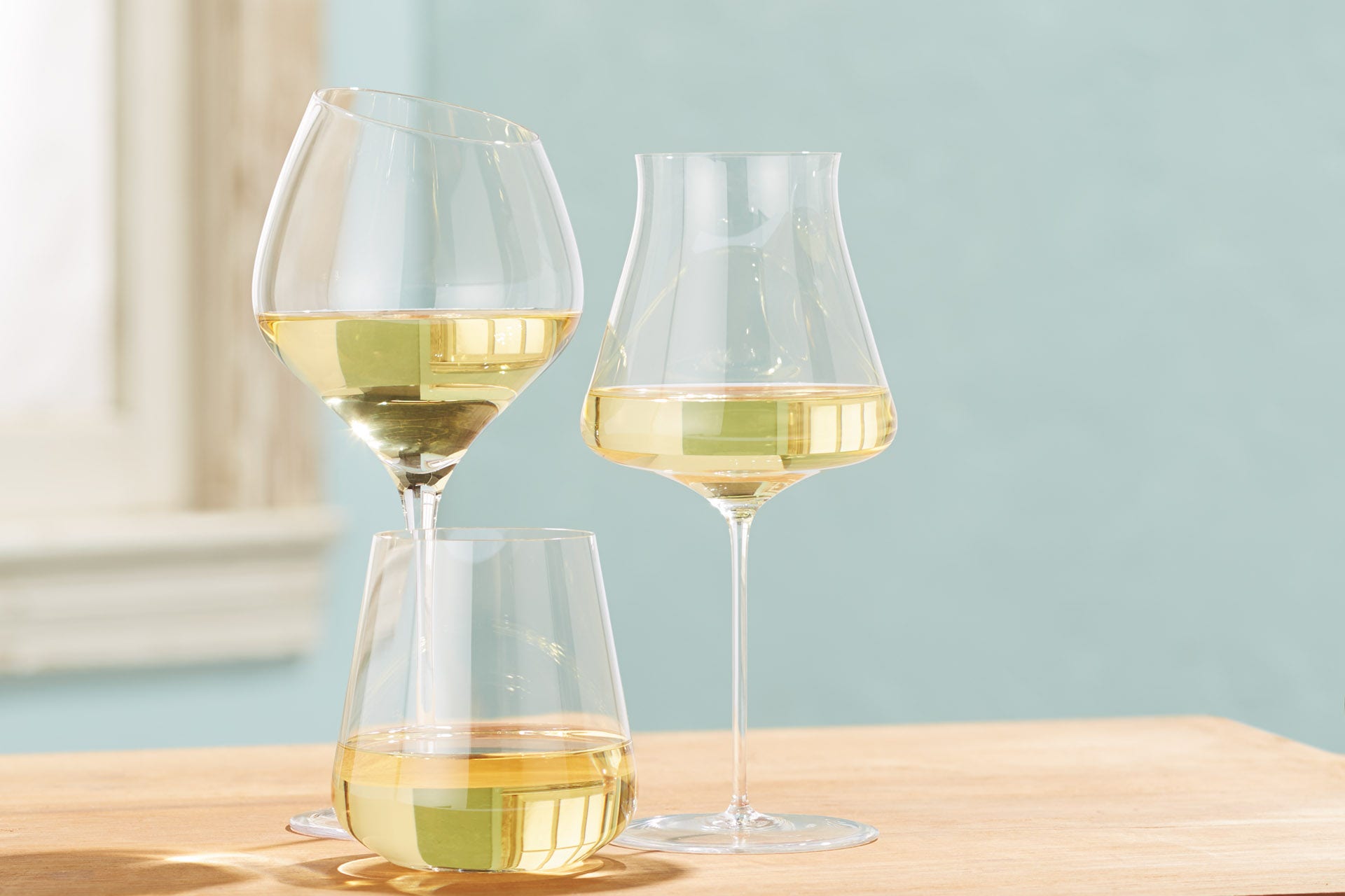 California white wine in a glass