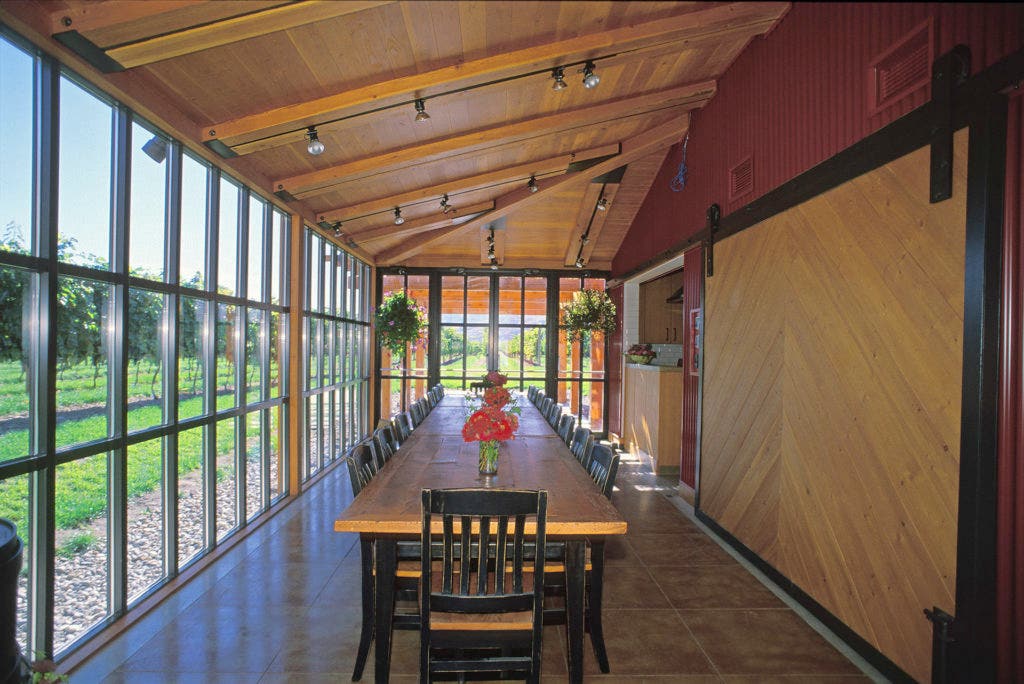 Inside the tasting room at Mission Hill Winery